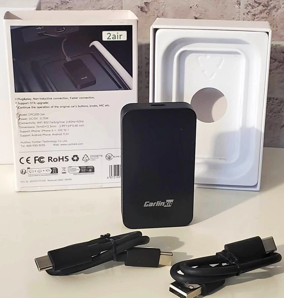 Carlinkit 2air Wireless Adapter For Car Play and Android Auto