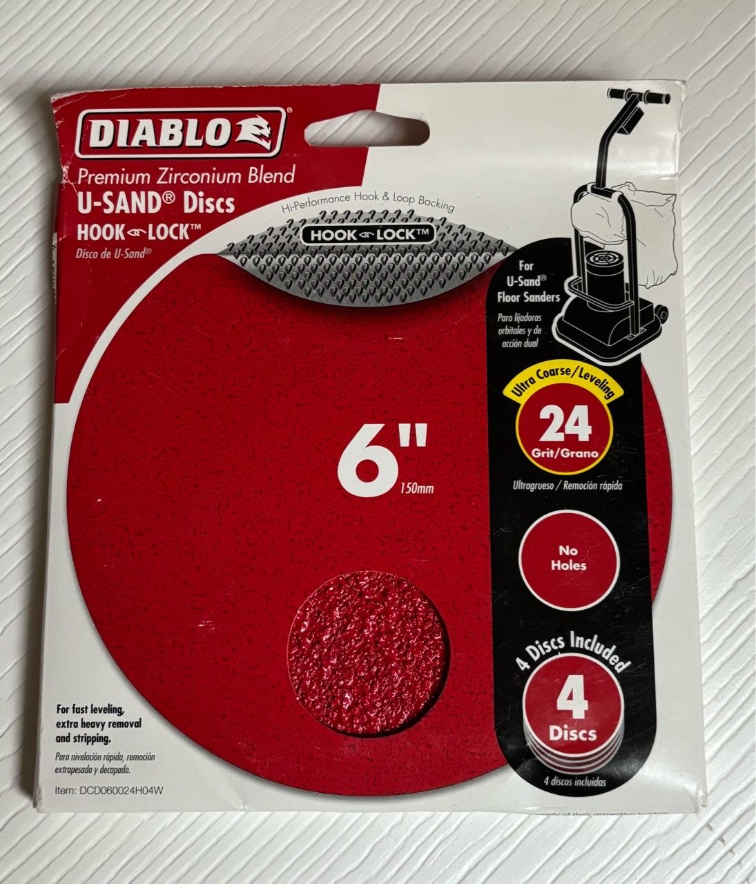 DIABLO U-sand Disc’s; Hook & Lock multiple sizes - photo 2