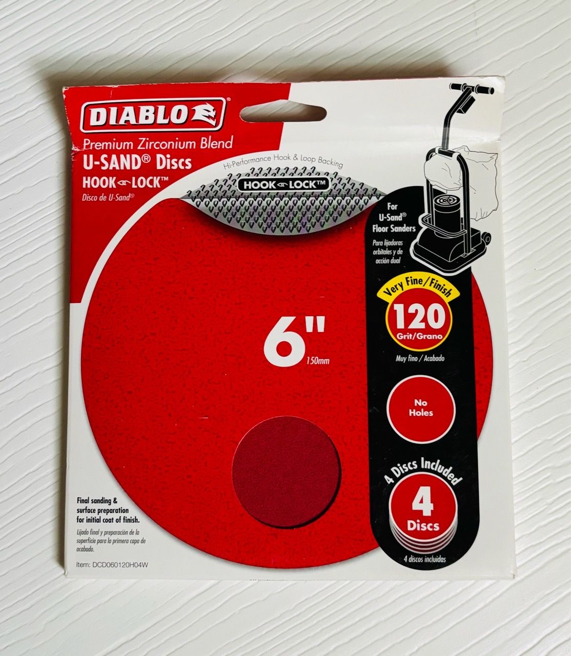 DIABLO U-sand Disc’s; Hook & Lock multiple sizes - photo 4