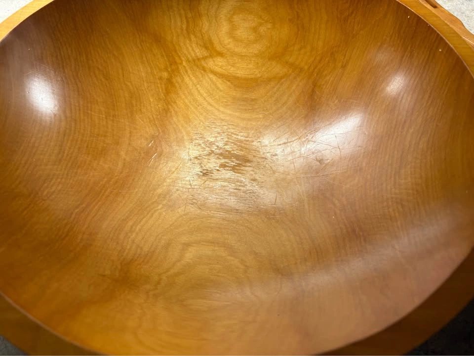 MCM Classic Baribocraft Solid Maple Salad Bowl Set - photo 4