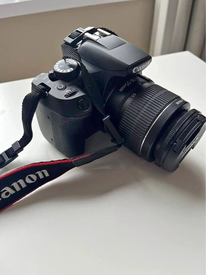 Canon EOS Rebel T6 digital DSLR, camera bag & storage card