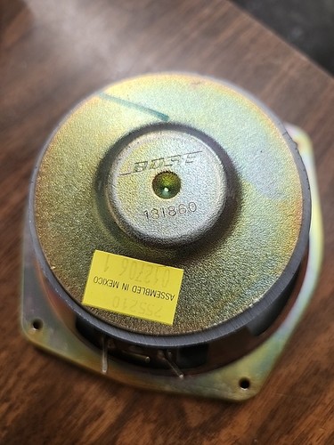 Pre Owned Bose 181860 6” Full Range 0.6Ω OEM Drivers