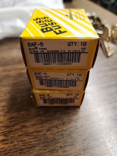 Buss Fuses BAF-5 Cooper Bussmann 10pk