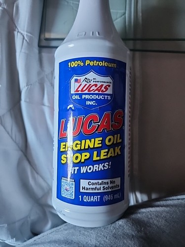 1QT LUCAS ENGINE OIL STOP LEAK 100% Petroleum