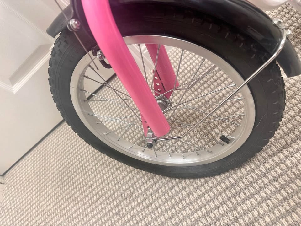 Like New Kids/Teens BMX Style Big Wheel Scooter – Pink & White - photo 4