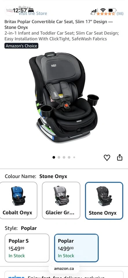 Brand New Britax Poplar Convertible Car Seat - photo 2