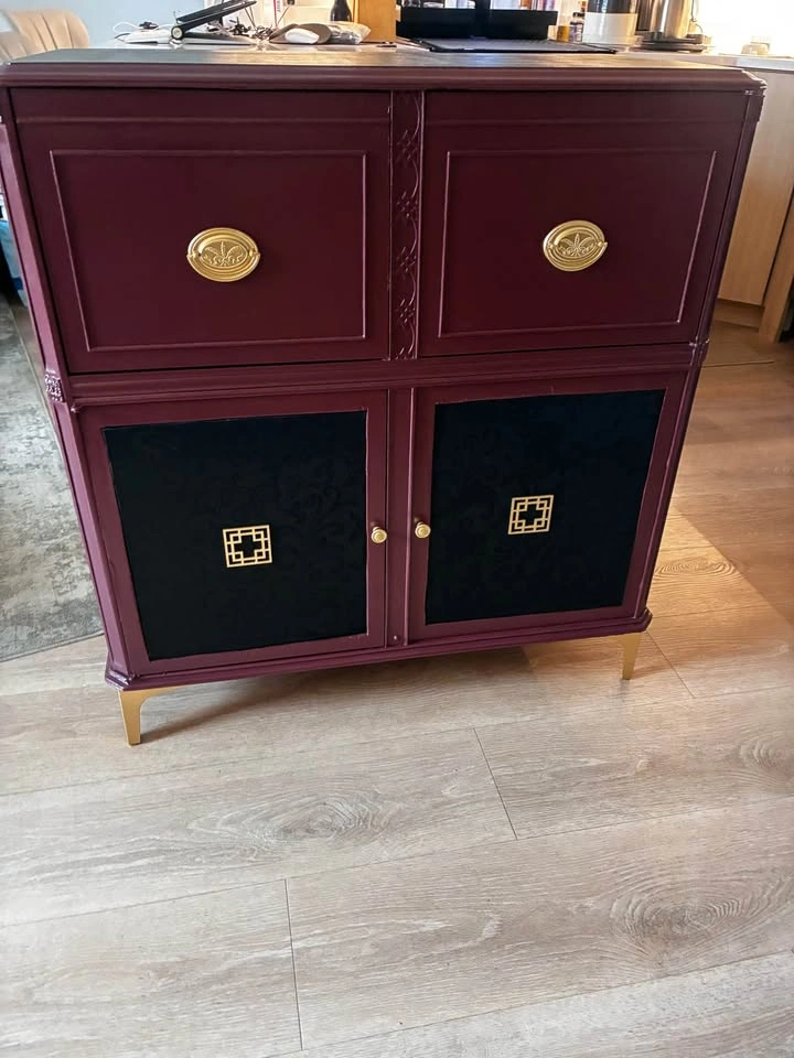 Up-cycled Vintage radio/phonograph console with Bluetooth - photo 3