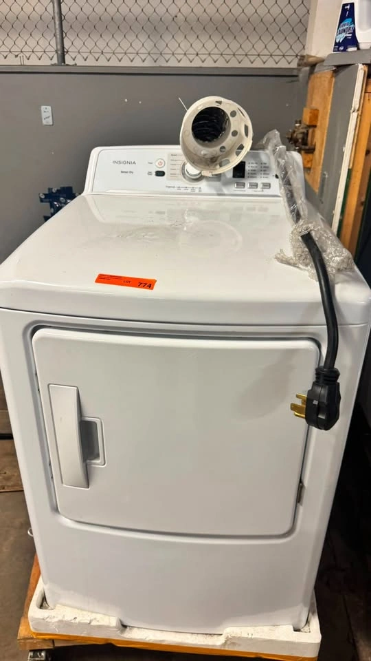 Insignia 6.7 Cu. Ft. Electric Dryer with Moisture Sensing - photo 2