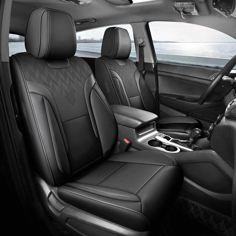 Brand New Universal Faux Leather Car Seat Covers Black