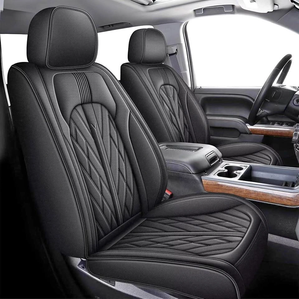 New Silverado & Sierra 2007-2026 Faux Leather Seat Covers