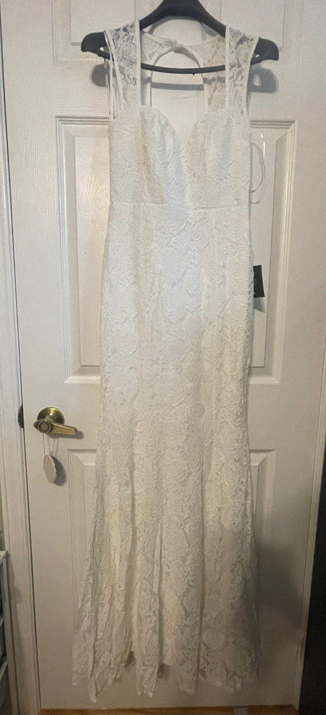 Lace Mermaid Wedding Dress – Elegant Ivory Bridal Gown - photo 2
