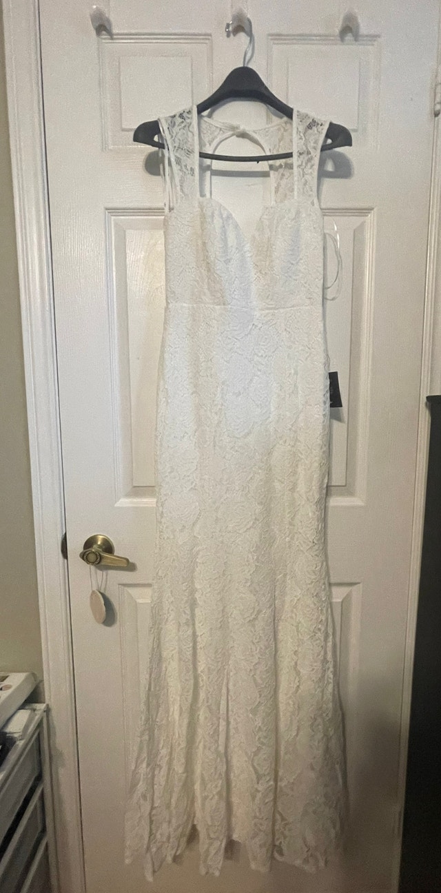 Lace Mermaid Wedding Dress – Elegant Ivory Bridal Gown - photo 3