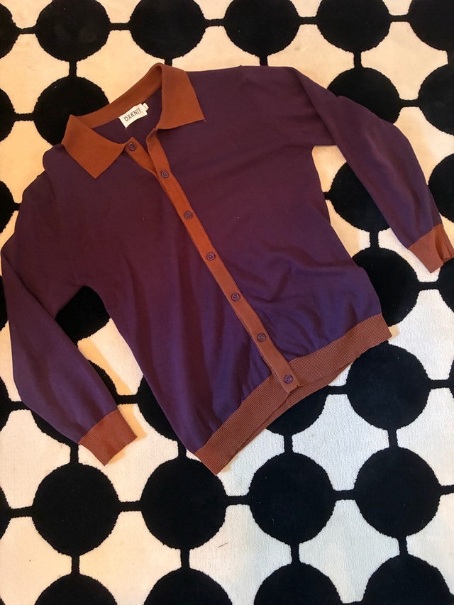 OXKNIT Button-Up Knit Polo