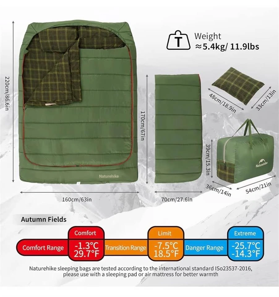 New Naturehike Double Sleeping Bag - photo 3
