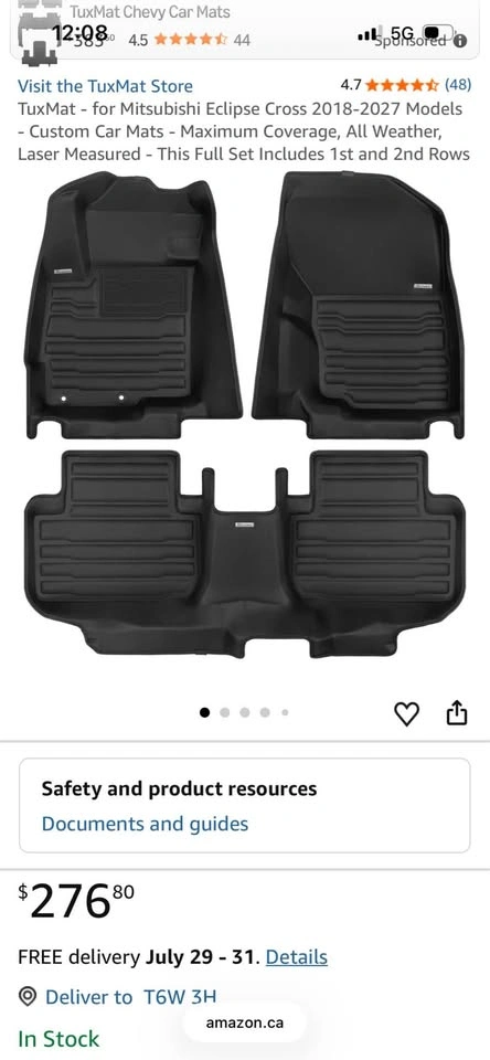 New! TuxMat for Mitsubishi Eclipse Cross 2018-2024 - photo 3