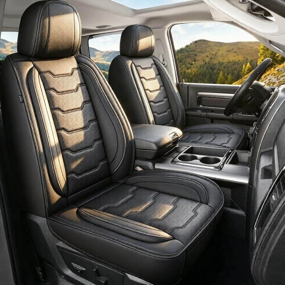 New Custom Fit RAM 1500/2500/3500 Faux Leather Seat Covers - photo 2
