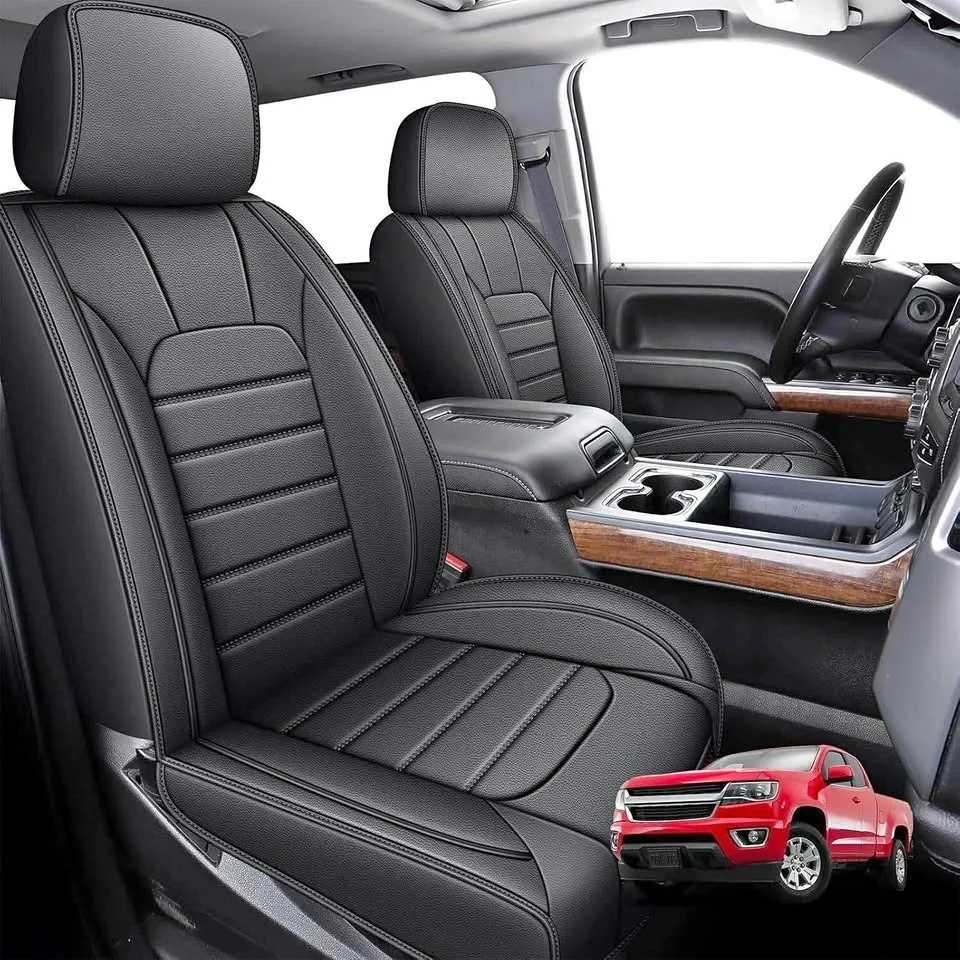Tailored Fit for Silverado & Sierra Faux Leather Truck Seat Cove