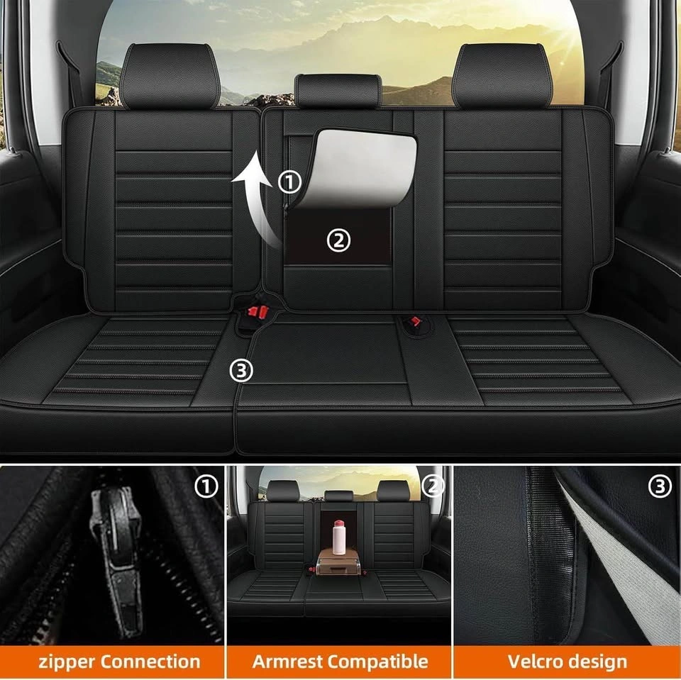 Tailored Fit for Silverado & Sierra Faux Leather Truck Seat Cove - photo 4