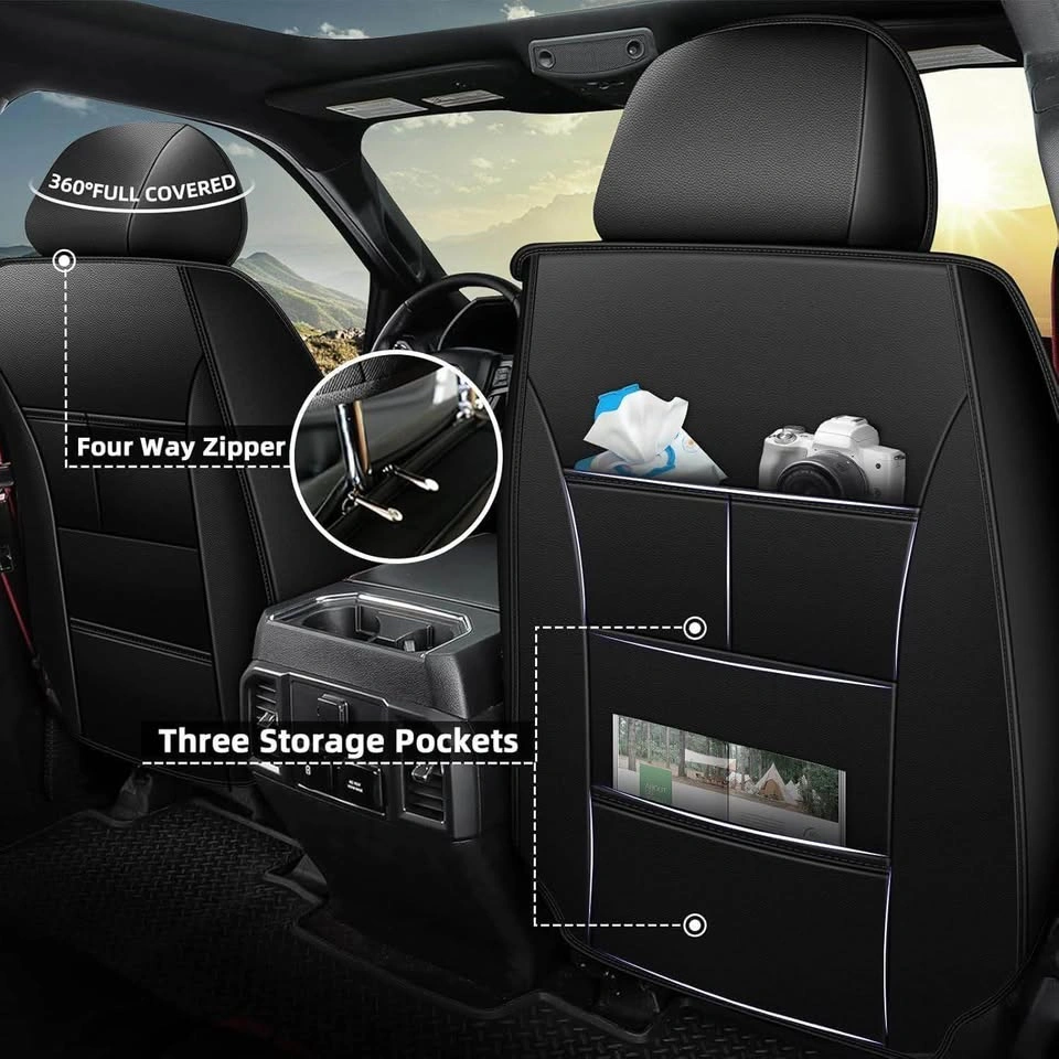 Tailored Fit for Silverado & Sierra Faux Leather Truck Seat Cove - photo 5