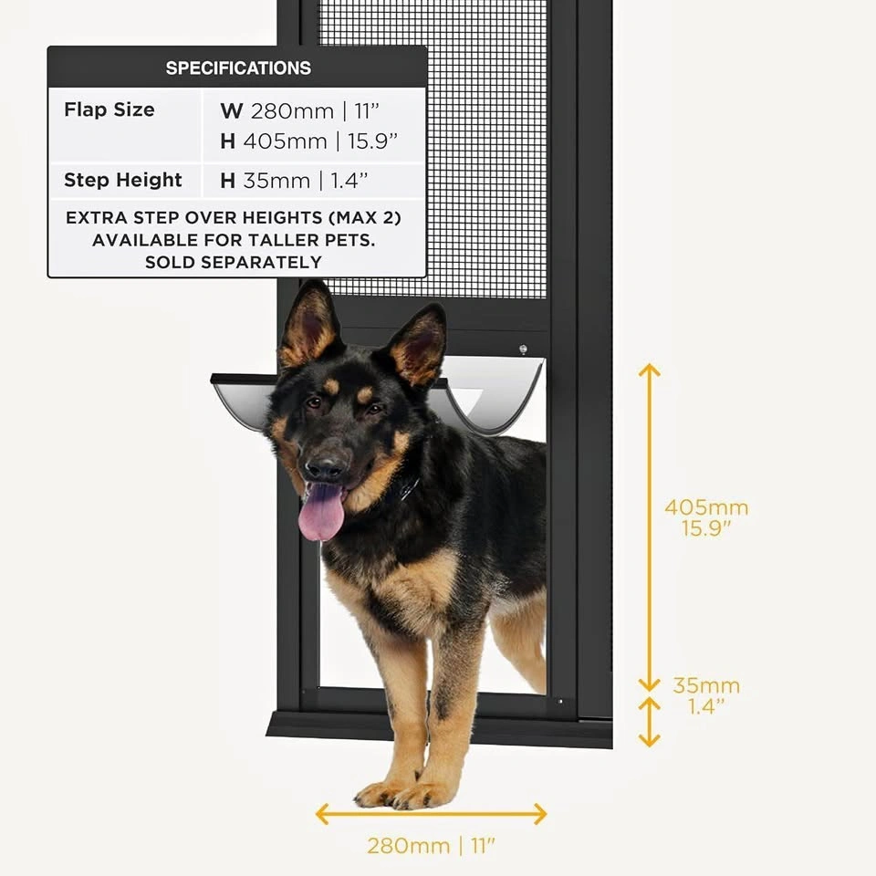 New Hakuna Pets Mesh Patio Pet Door