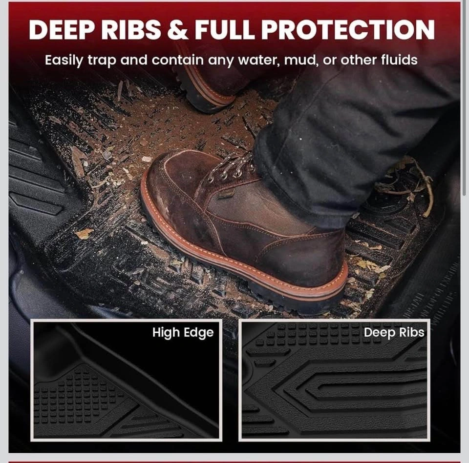 LASFIT Floor Mats for RAM 1500 Crew Cab 2025-2026 - photo 3