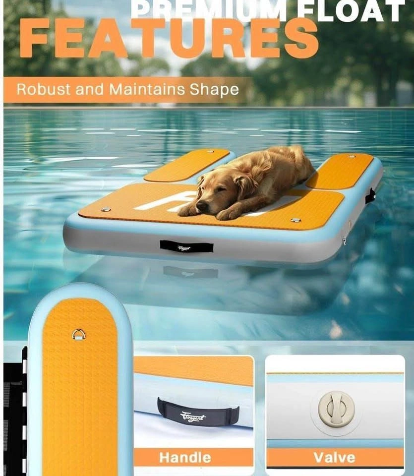 New Inflatable Dog Pool Ramp 60” X 40” - photo 2