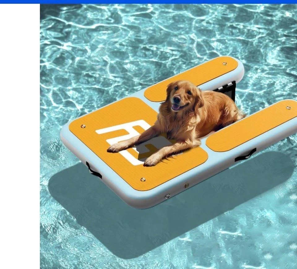 New Inflatable Dog Pool Ramp 60” X 40” - photo 3