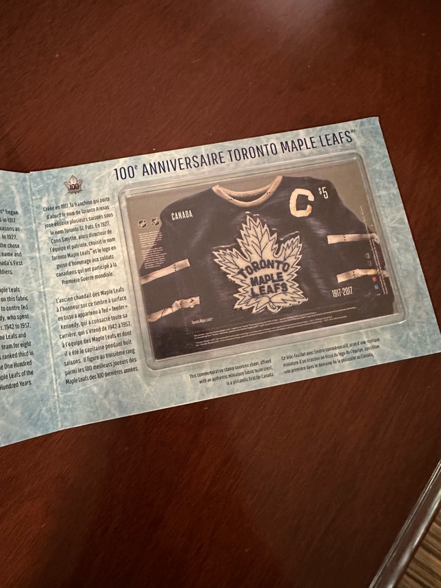 Canada Post Toronto Maple Leafs 100th Anniversary Souvenir - photo 2