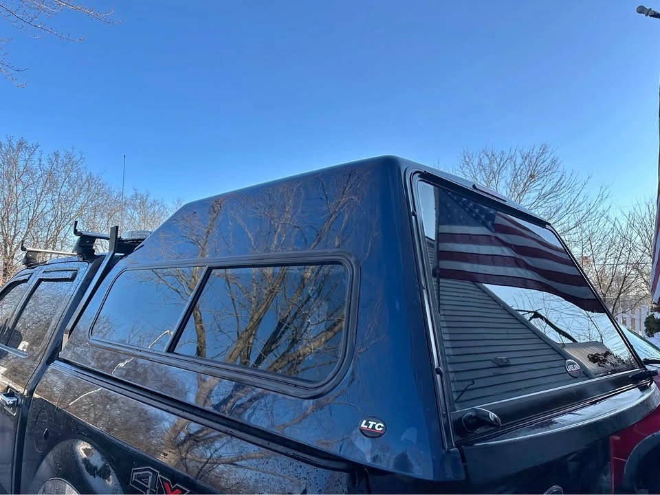 Camper topper cap for Silverado 1500 Crew Cab Short Bed