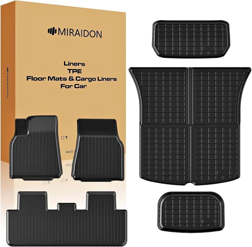 Floor Mats for Tesla Model Y 5-Seater 2025-2020