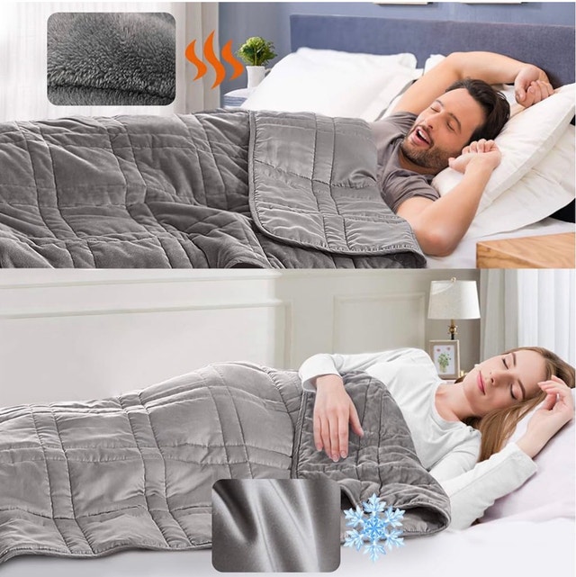 OMYSTYLE Weighted Blanket 40 lbs, 88inx104in King Size