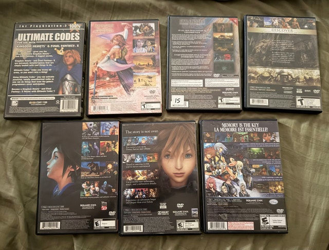 Final Fantasy & Kingdom Hearts PS2 lot - photo 2