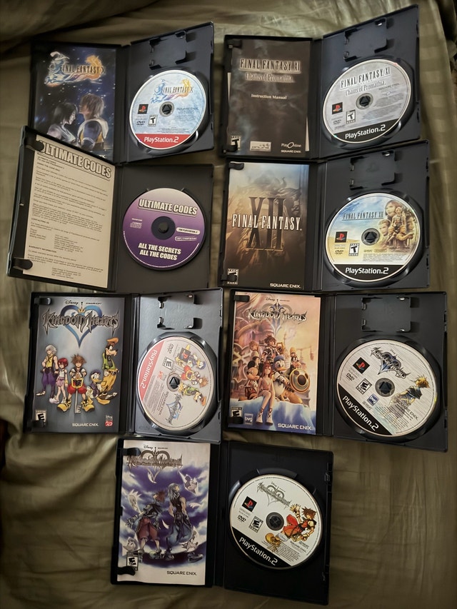 Final Fantasy & Kingdom Hearts PS2 lot - photo 3
