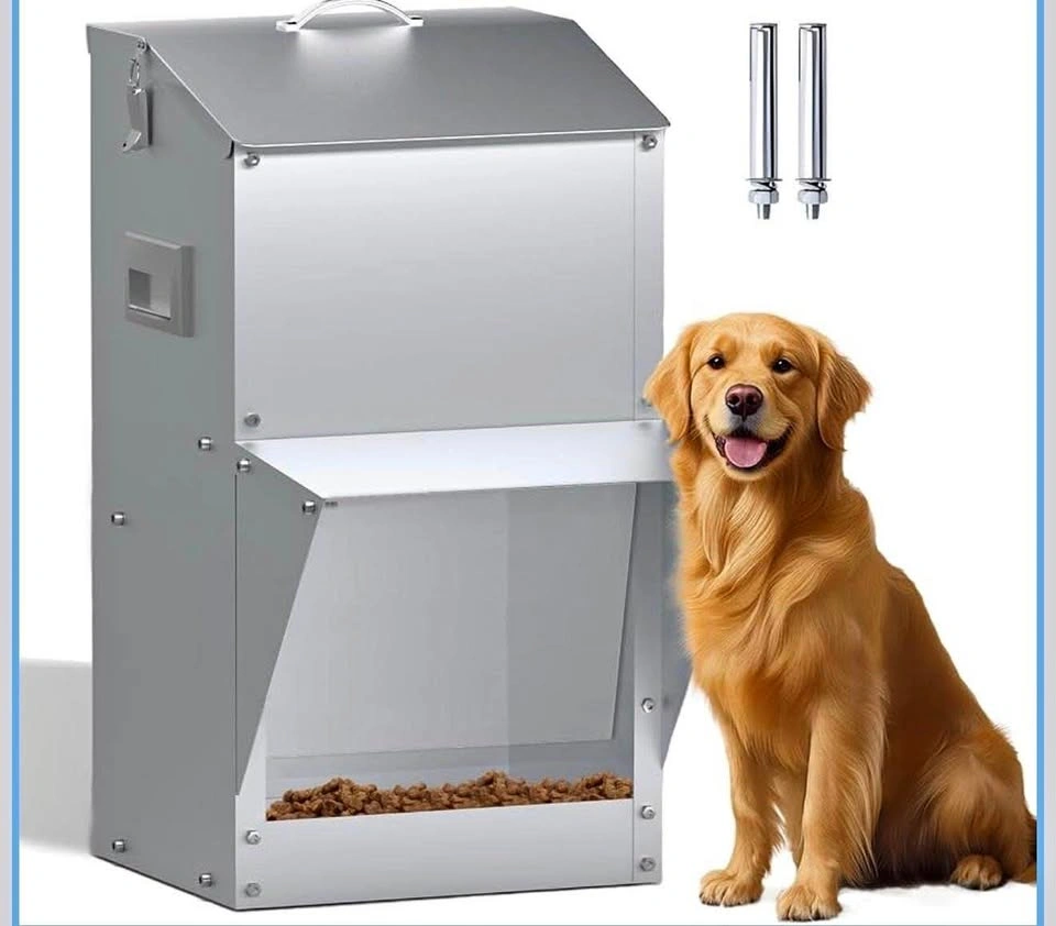 New! 25lb Automatic Gravity Dog Feeder
