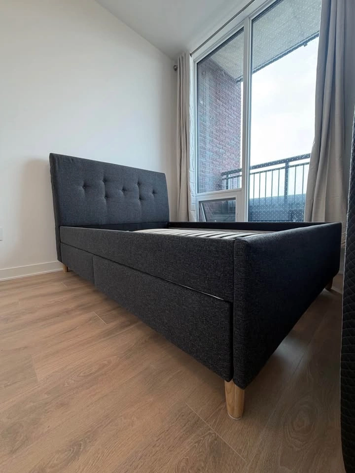 IKEA IDANÄS Upholstered storage bed (size FULL/DOUBLE)