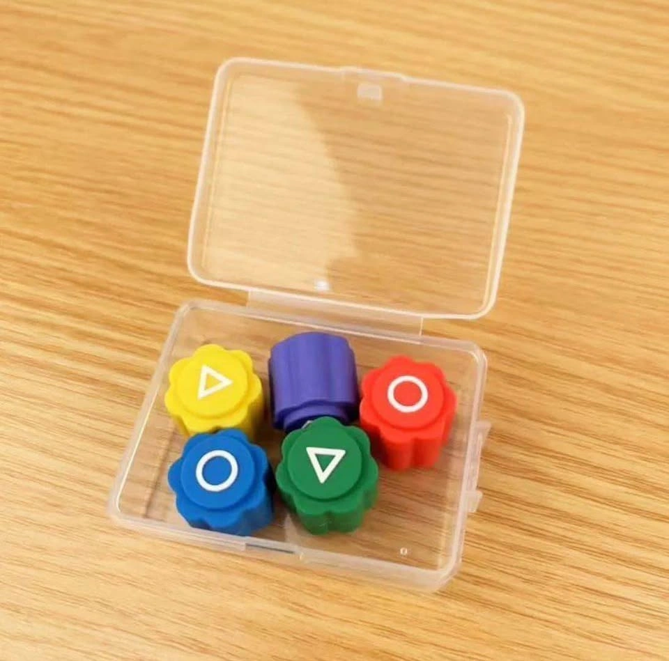 Brand New Gonggi Game Set 5-Piece Silicone - photo 3