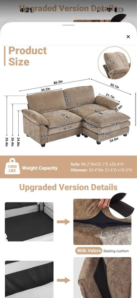 Sofa/ couch - photo 4