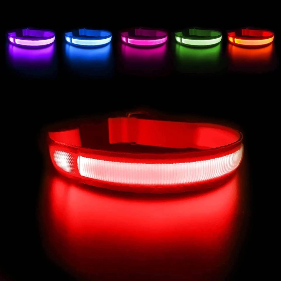 New! MASBRILL LED Dog Collar medium 4 colour - photo 3