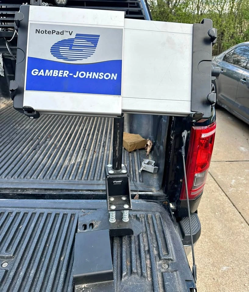Gamber Johnson Note Pad V Police Laptop Mount w/ Wide Base