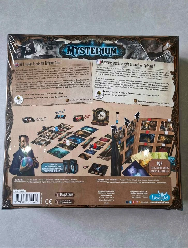 Mysterium Board Game – Brand New & Sealed - photo 3