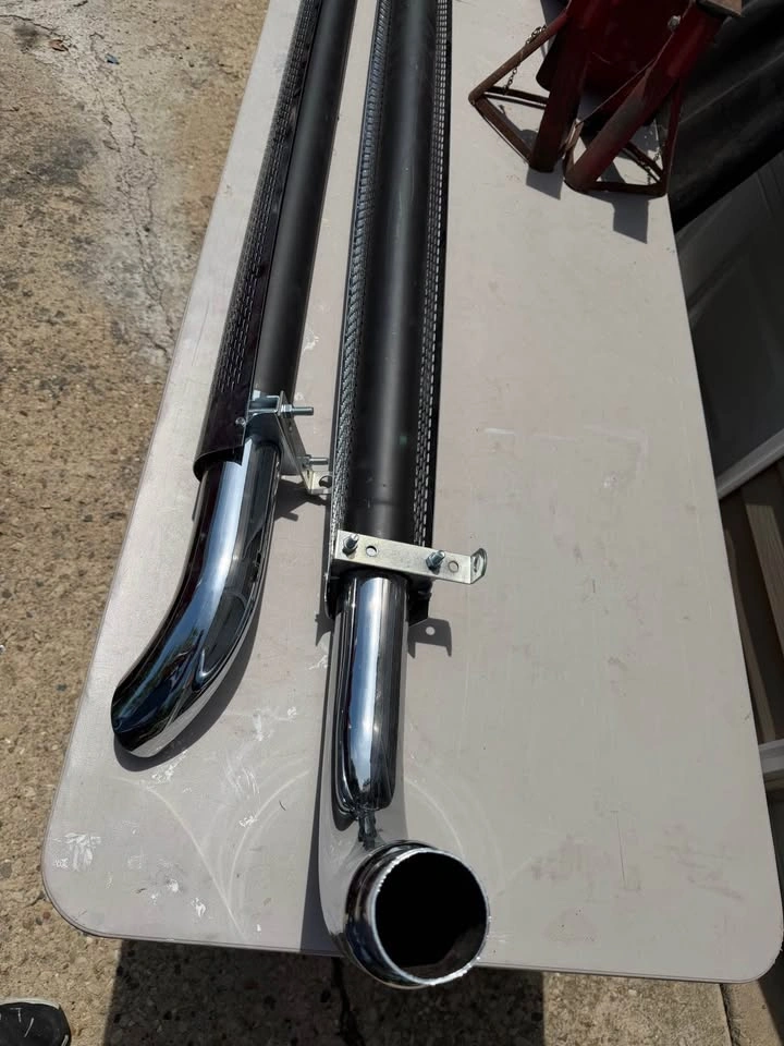 PATRIOT EXHAUST Chrome Side Pipes - 80in - H1080 - photo 2
