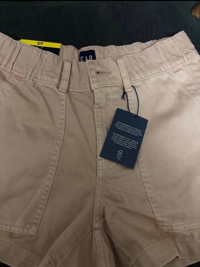 GAP Tan High-Rise Shorts - photo 2