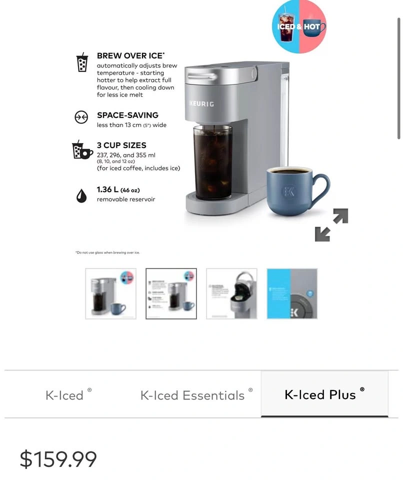 Keurig K-Iced Coffee machine - photo 3