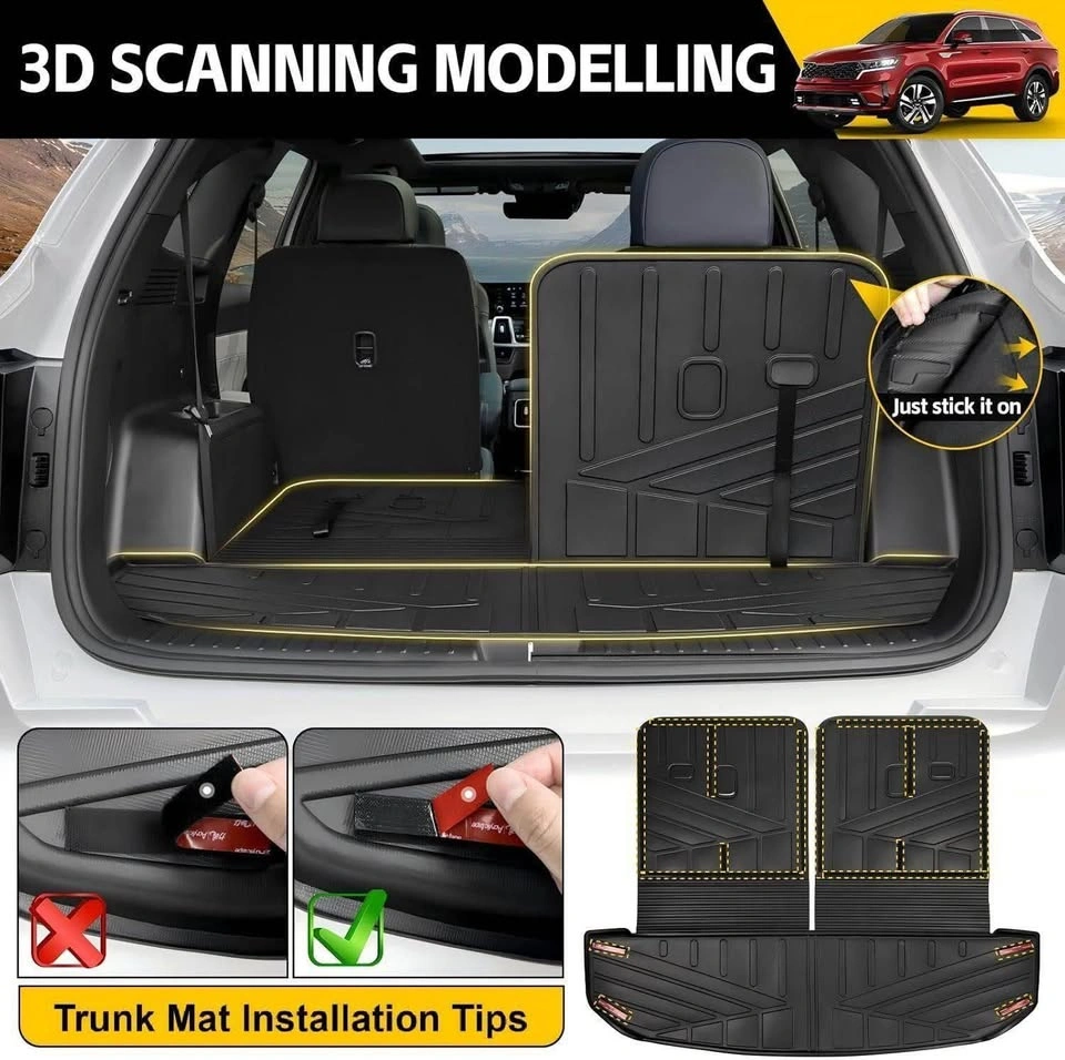 Brand New! Kia Sorento Trunk Mat and Backrest Protectors 2021-20 - photo 2