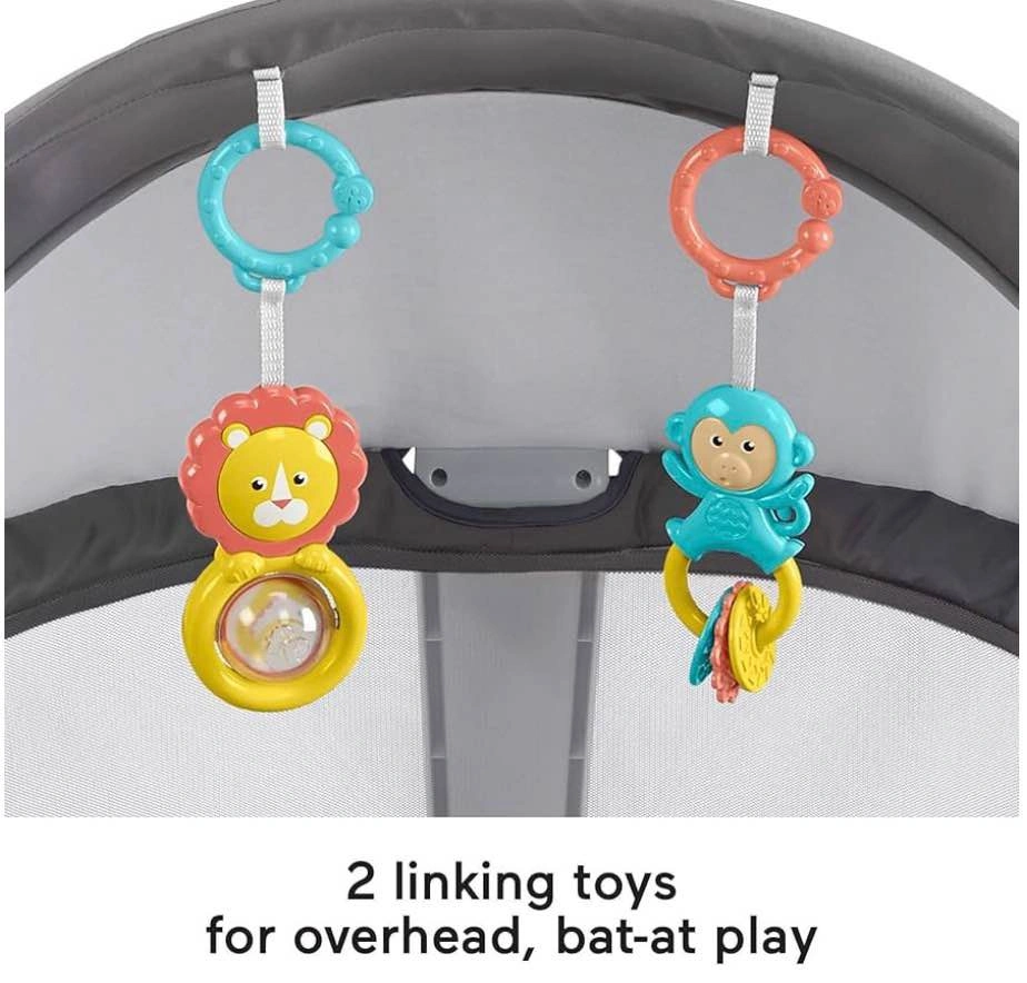 Fisher-Price Portable Baby Dome Bassinet and Play Space - photo 3