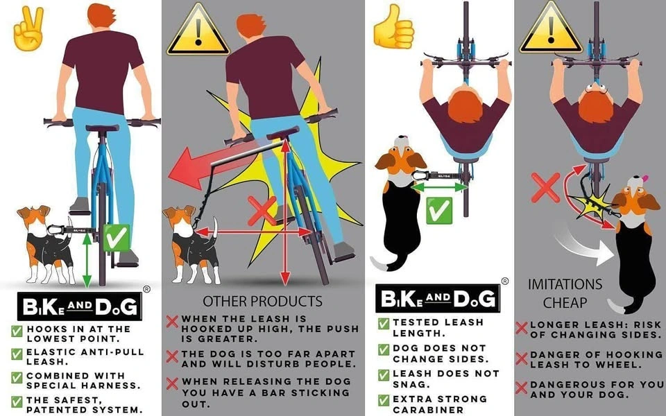 New! Bike Dog Leash - photo 3