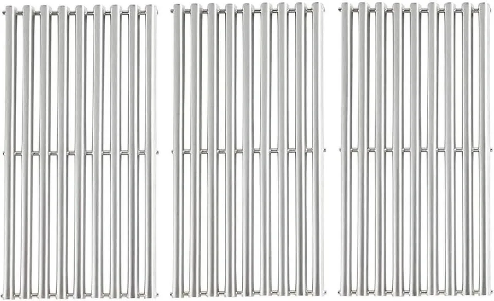 New! Broilmann Stainless Steel Grill Grates, 3-sections - photo 2