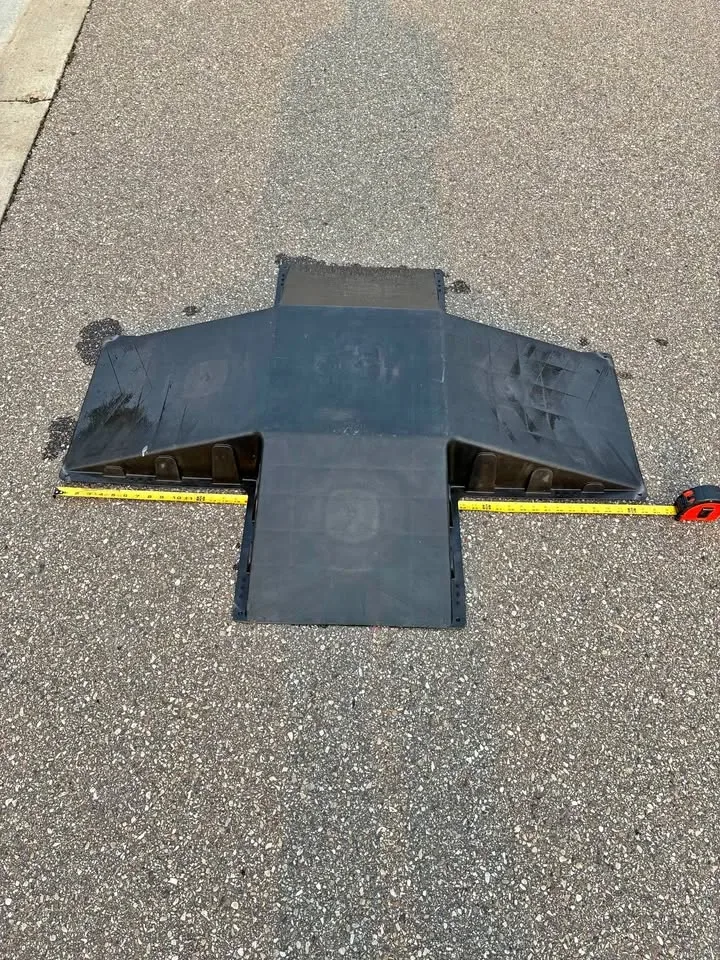 Black 4-Way Skate, Scooter, and Bike Ramp