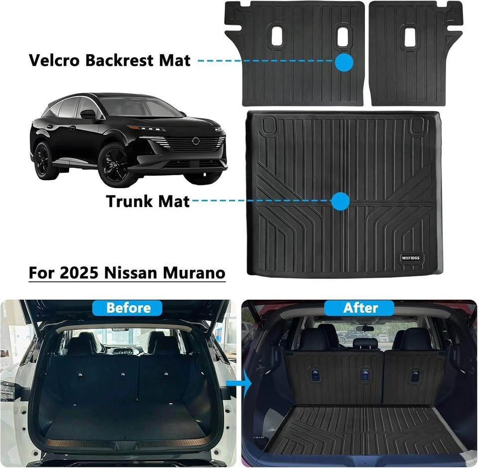 New Cargo mat&Backrest Mat for 2025 2026 Nissan Murano - photo 2