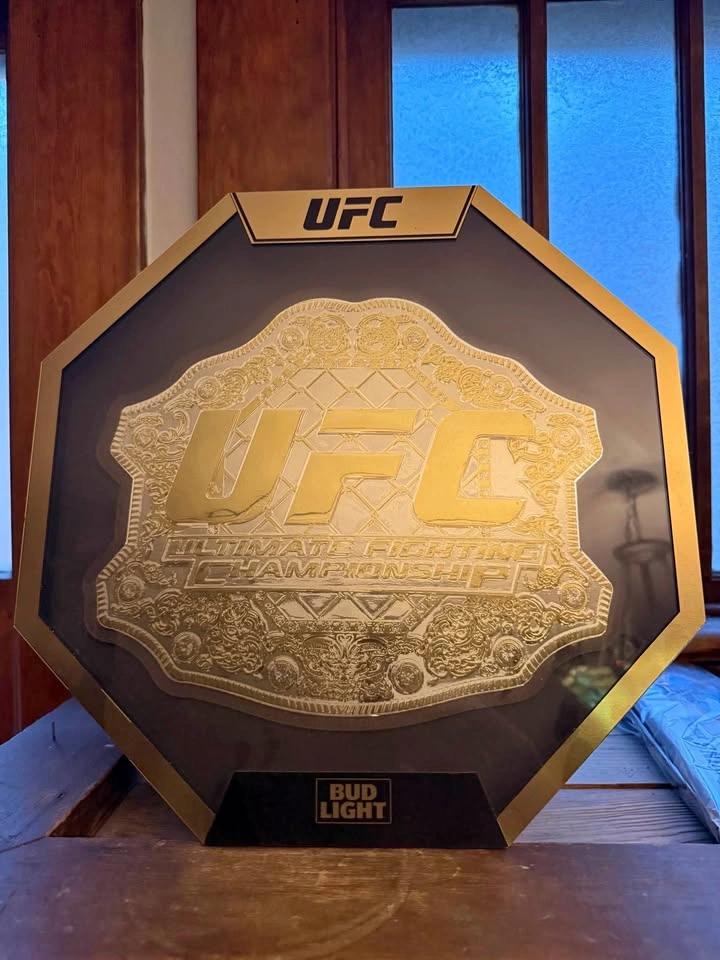 Official Bud Light x UFC Octagon Collector's Box - GSP Gold